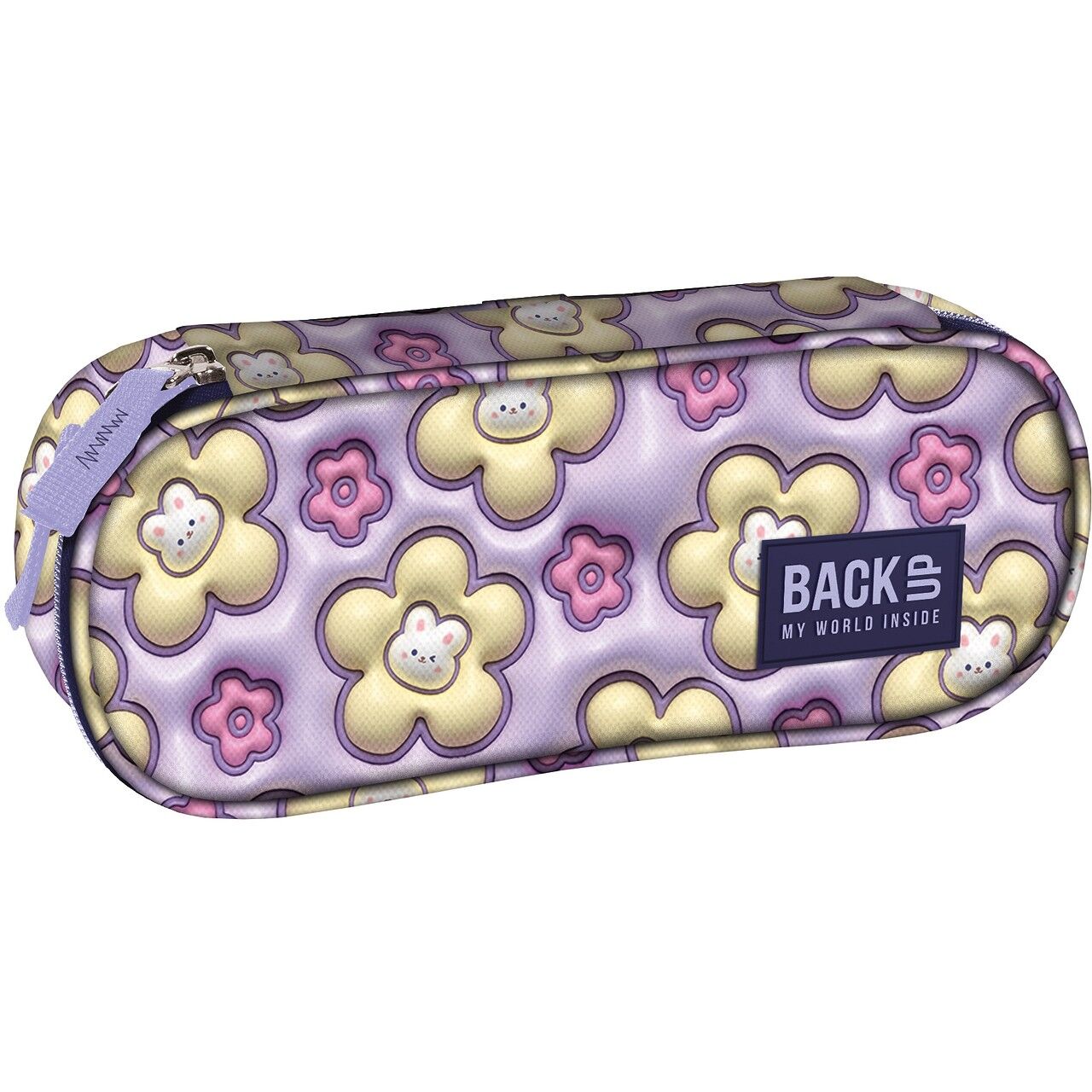 Piórnik owalny Backup Króliczki Pastelowe 3D PB8A43