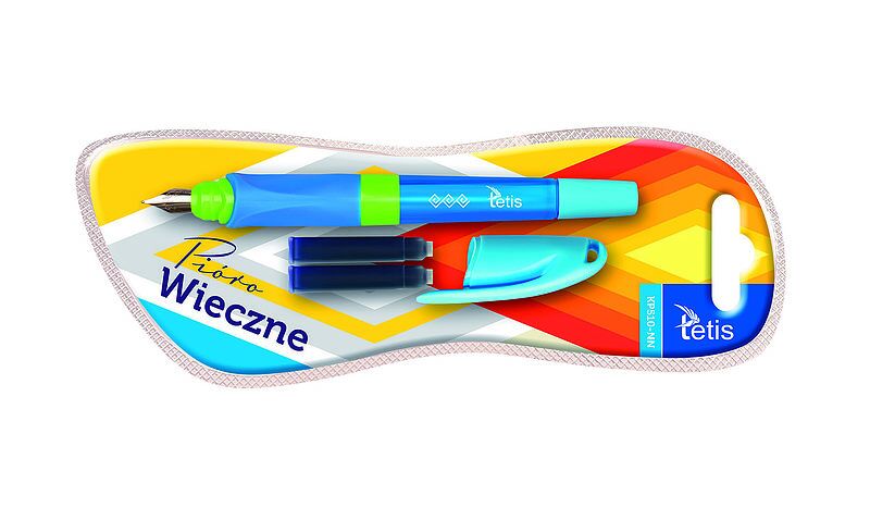 Pióro wieczne tetis niebieskie