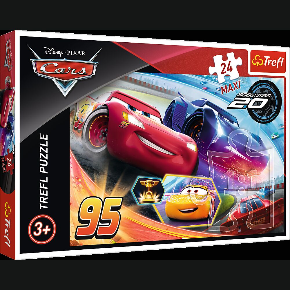 Puzzle 24 maxi niech Wygra najlepszy Cars 3 14264