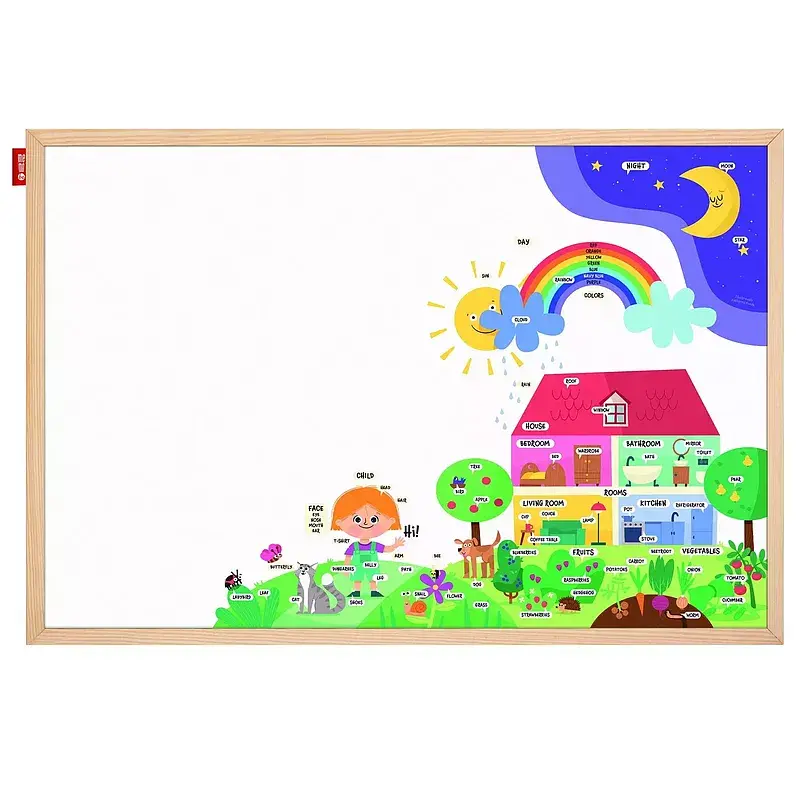 Tablica edukacyjna memobe english adventure! 60x40 cm