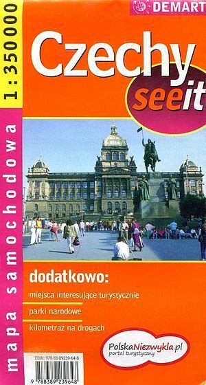 Czechy see it. Mapa samochodowa w skali 1:350 000