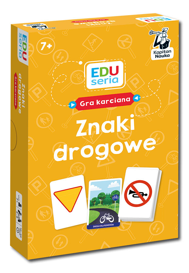 EDUseria. Znaki drogowe. Gra karciana. Kapitan Nauka