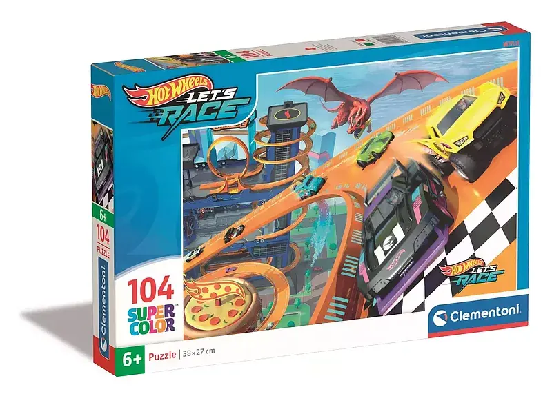 Puzzle 104 super kolor hot wheels 25760