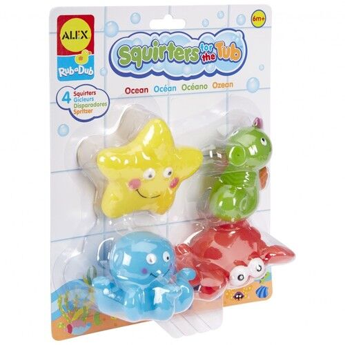 Bath Squirters Ocean Zabawki do kąpieli Morskie zwierzątka