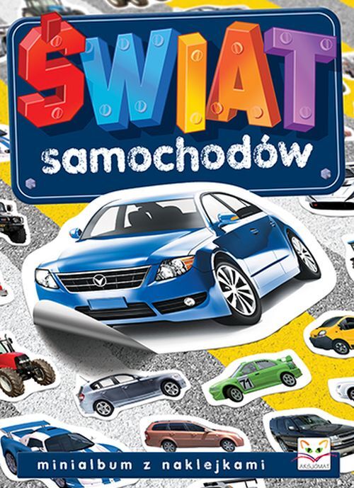 Minialbum z naklejkami. Świat samochodów