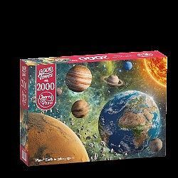 Puzzle 2000  planet earth in galaxy