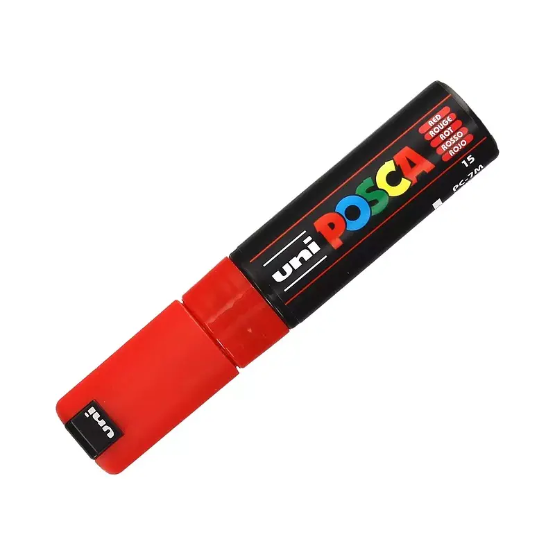 Marker pc-7m czerwony posca uni paczka 6 szt