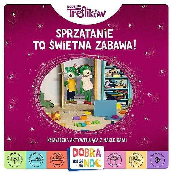 Sprzątanie to świetna zabawa! książeczka aktywizująca z naklejkami