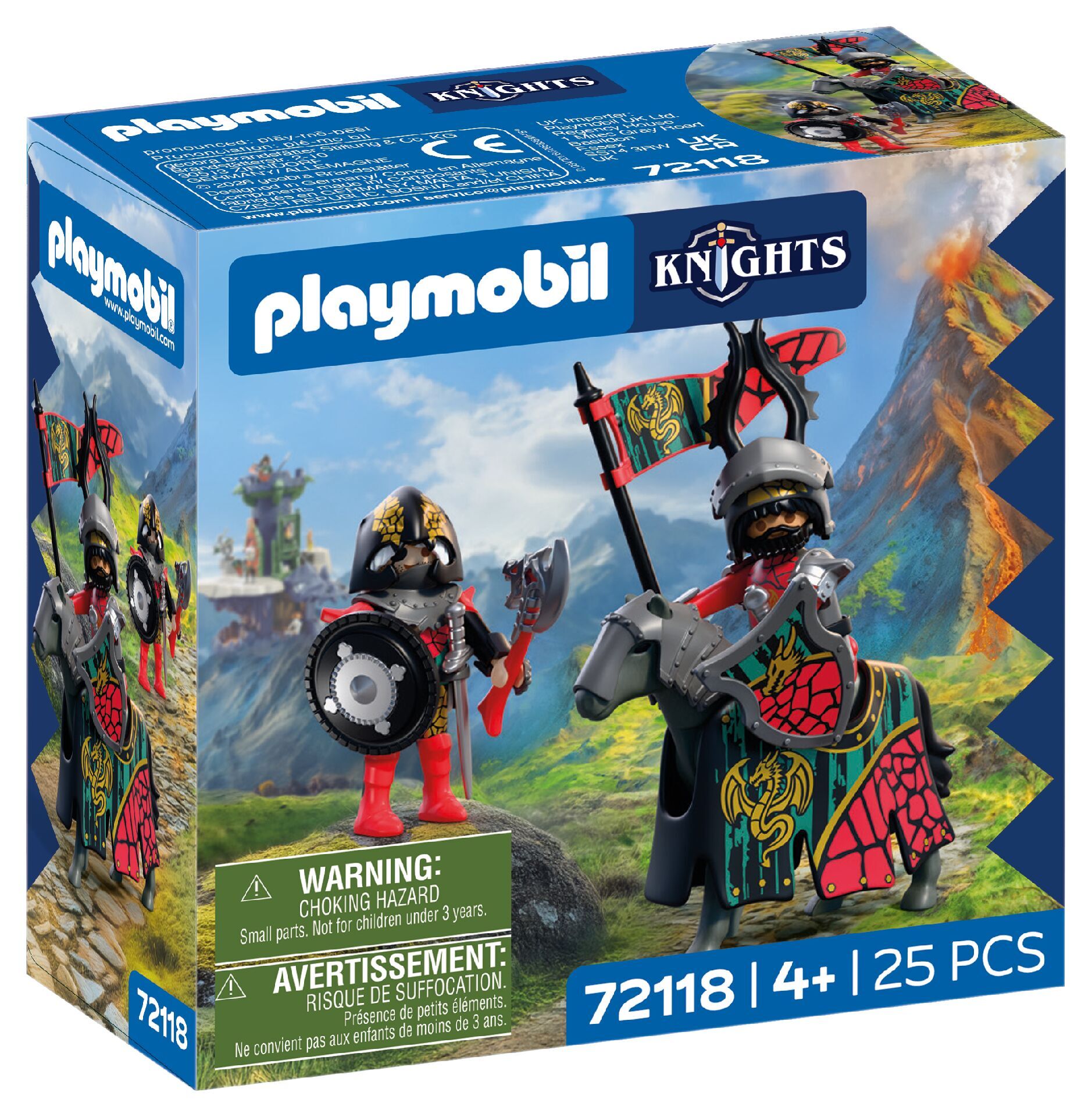 Playmobil Przywódca rycerzy herbu Smok 72118