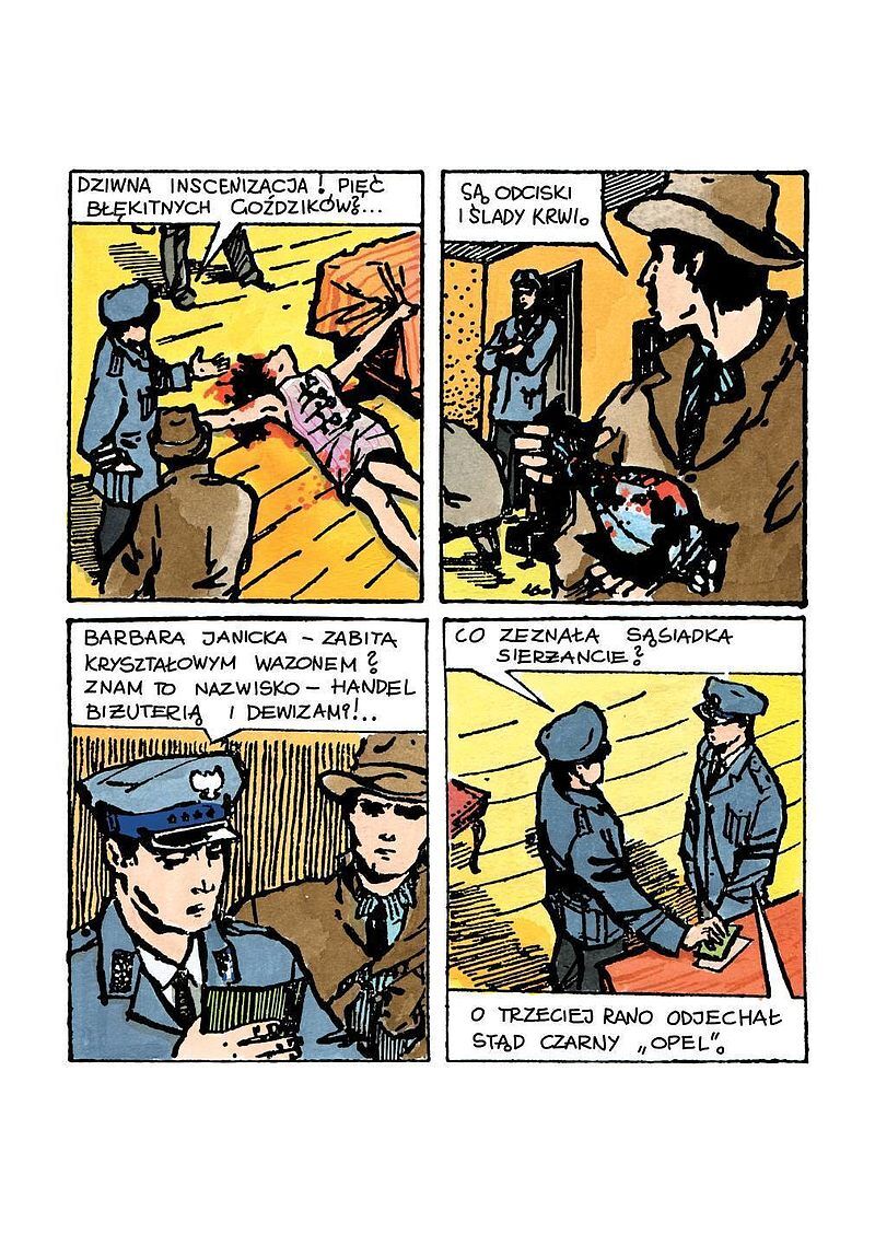 Kapitan Żbik - 54 - Pięć błękitnych goździków (wydanie II, kolorowe)