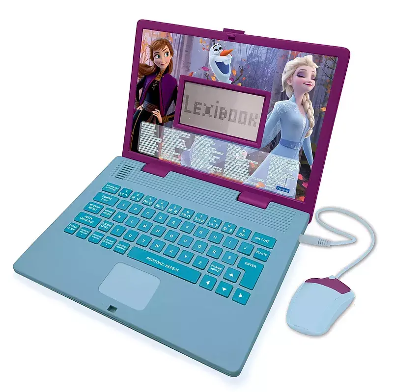 Laptop edukacyjny frozen 124 aktywności (polski/angielski) jc598fzi17