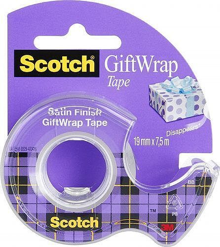 Taśma klejąca gift wrap do pakowania prezentów scotch