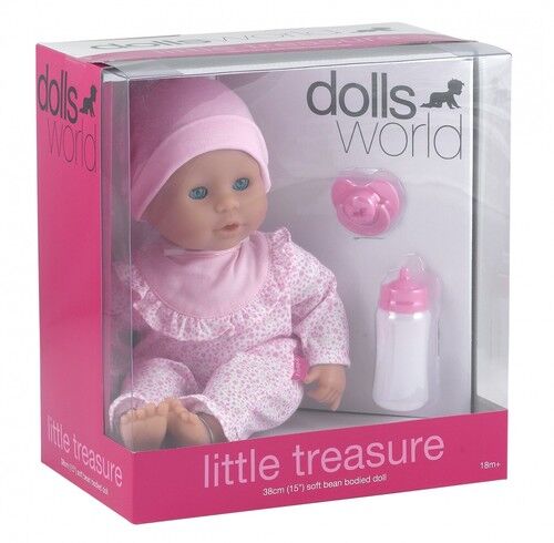 Lalka bobas 38 cm Little Treasure