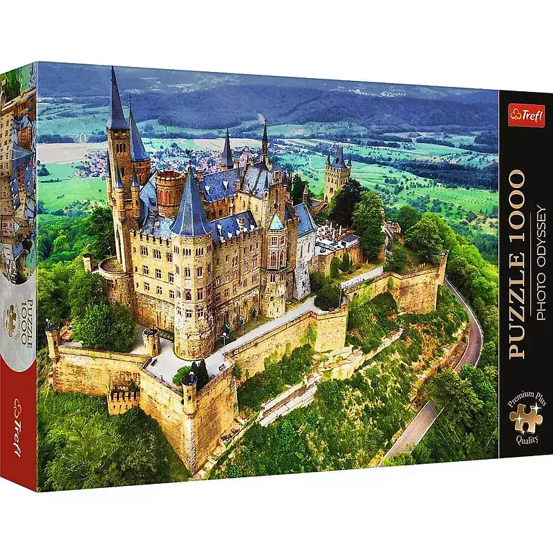 Puzzle Premium Plus Quality Photo Odyssey: Zamek Hohenzollern, Niemcy 1000