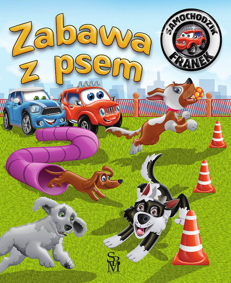 Zabawa z psem. Samochodzik franek