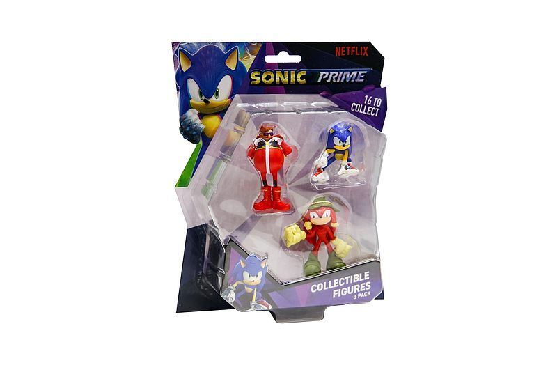 Sonic prime zestaw 3 figurek mix
