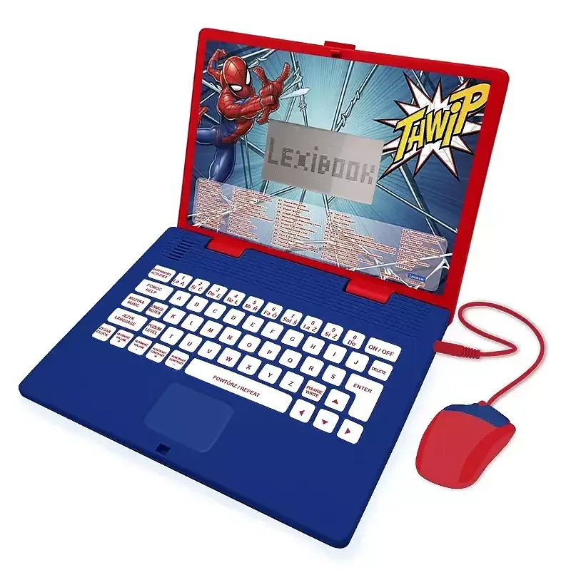 Laptop edukacyjny spider-man 124 aktywności (polski/angielski) jc598spi17