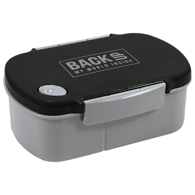 Śniadaniówka BackUP 5 model B 56 czarno/szary