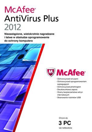 McAfee Antivirus Plus 2012 (ochrona 3 komputerów)