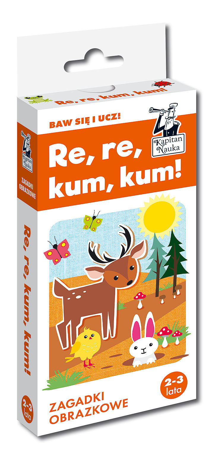 Re, re, kum, kum. Zagadki obrazkowe. Kapitan Nauka