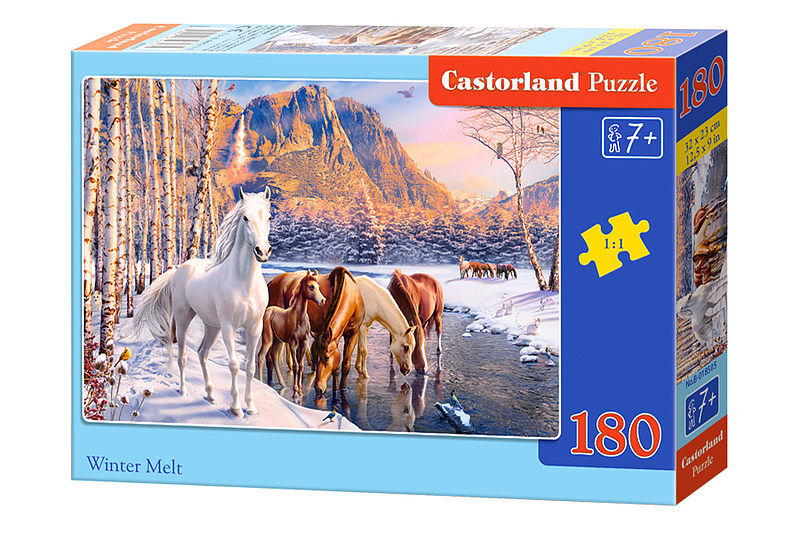 Puzzle 180 zimowe roztopy b-018505
