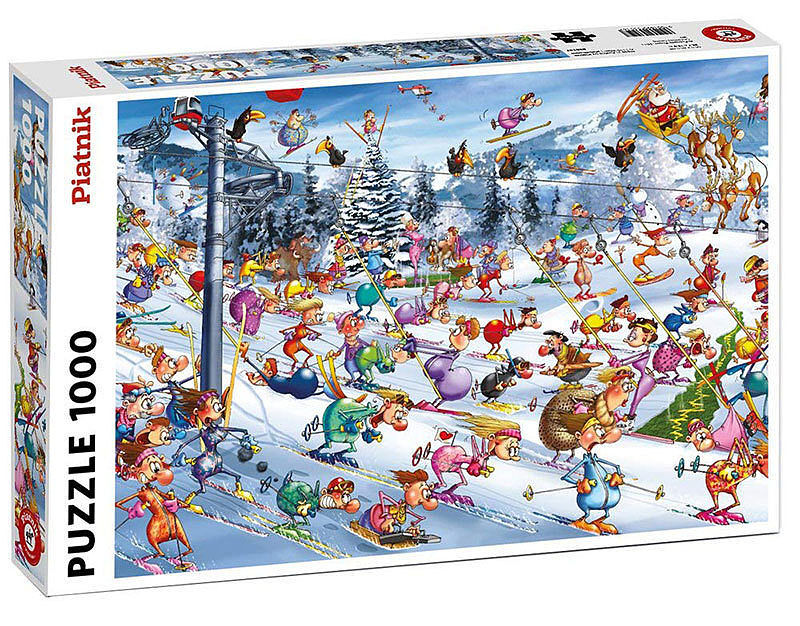 Puzzle Piatnik Ruyer, Święta na Stoku 1000