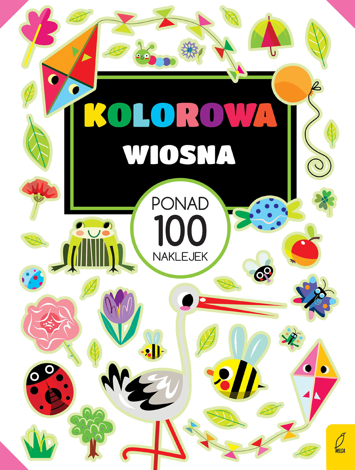 Ponad 100 naklejek. Kolorowa wiosna