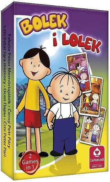 Gra czarny piotruś memo bolek i lolek