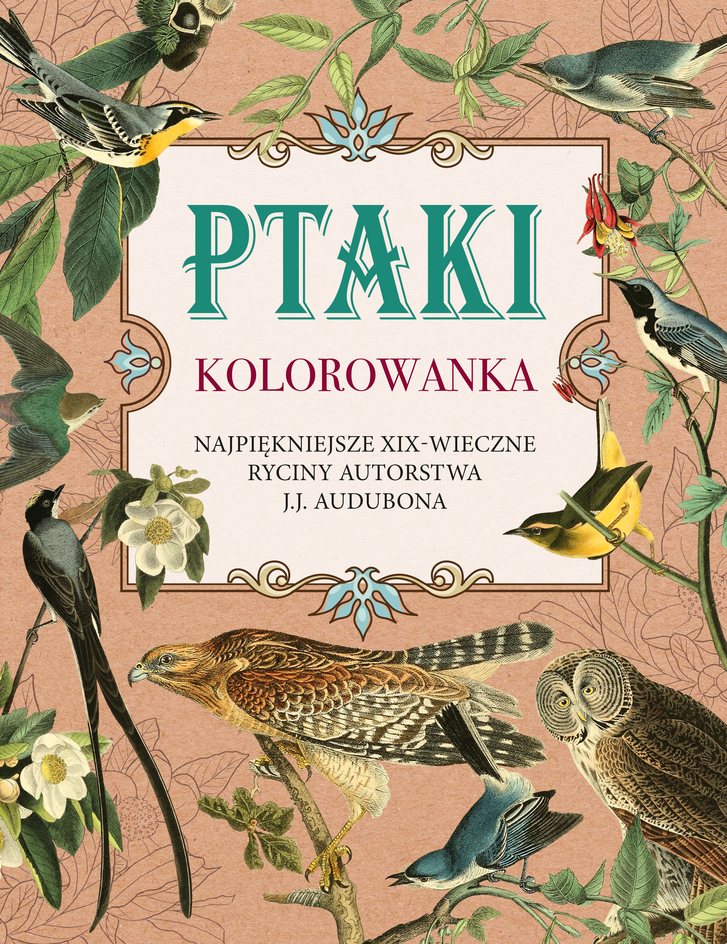 Ptaki. Kolorowanka antystresowa