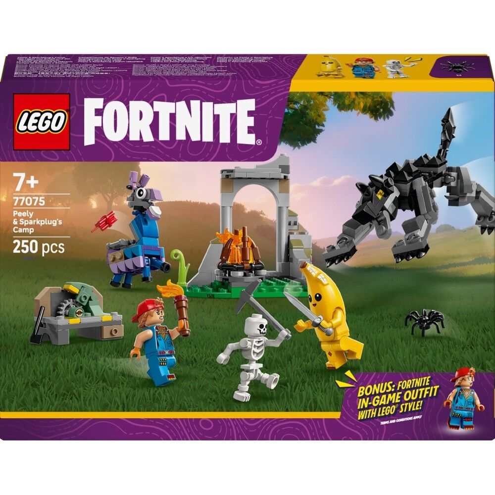 LEGO Fortnite Skórek i Iskra oraz obóz  77075