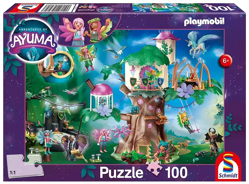 Puzzle 100 playmobil adventures of ayuma 112304