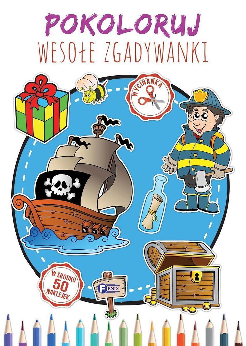 Pokoloruj wesołe zgadywanki