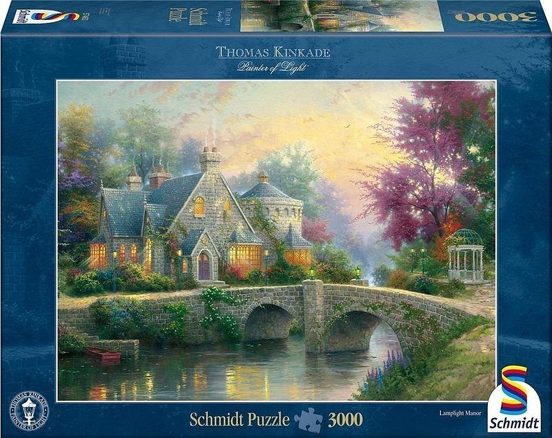 Puzzle 3000 Thomas Kinkade Wieczorną porą