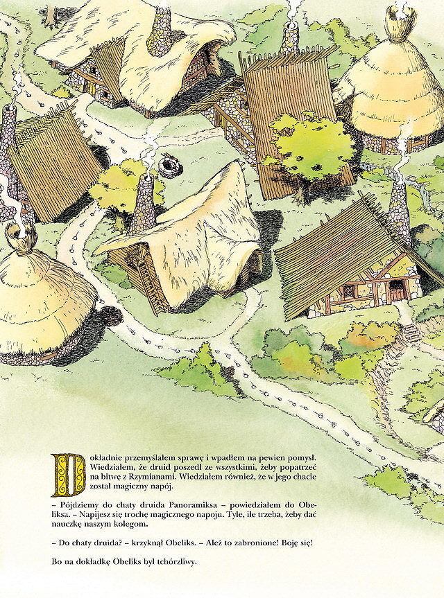 Asteriks - 0 - Jak Obeliks wpadł do kociołka druida, kiedy był mały