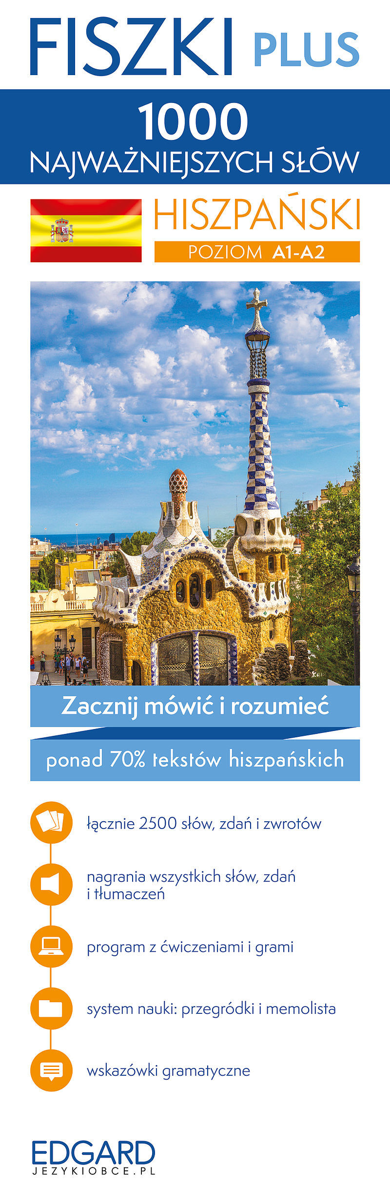 Hiszpański. 1000 najważniejszych słów. Fiszki PLUS