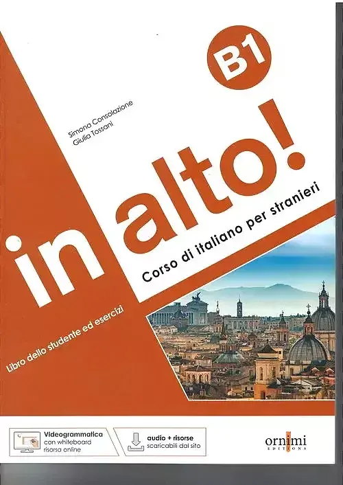 In alto! B1 podręcznik do włoskiego + ćwiczenia + audio online + Videogrammatica