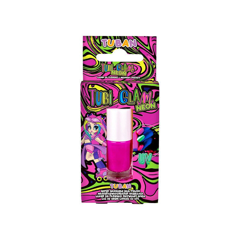 Lakier do paznokci tubi glam neon różowy neon
