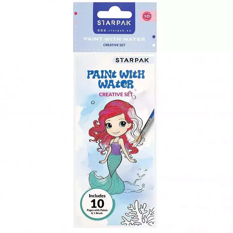 Zestaw kreatywny malowanie wodą syrenka
