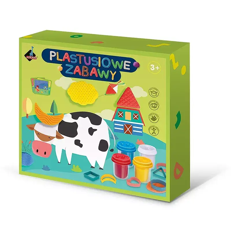 Plastusiowe zabawy geometryczne kształty