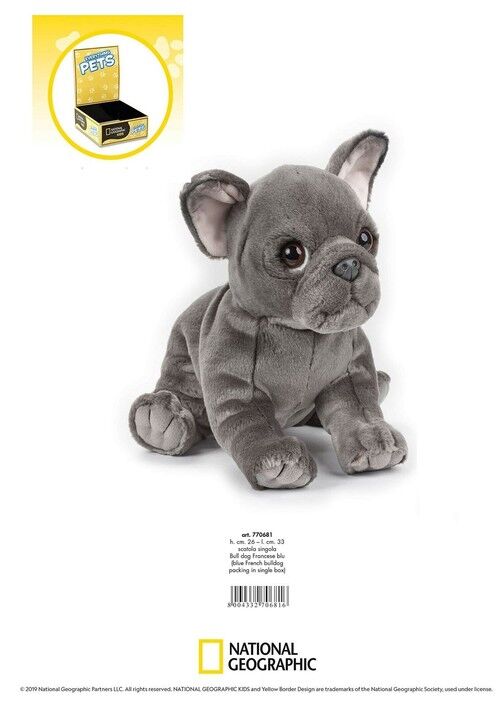 Blue French Bulldog Maskotka
