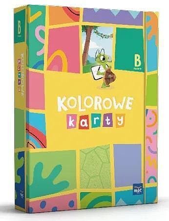 Pakiet kolorowe karty poziom b 5 latki