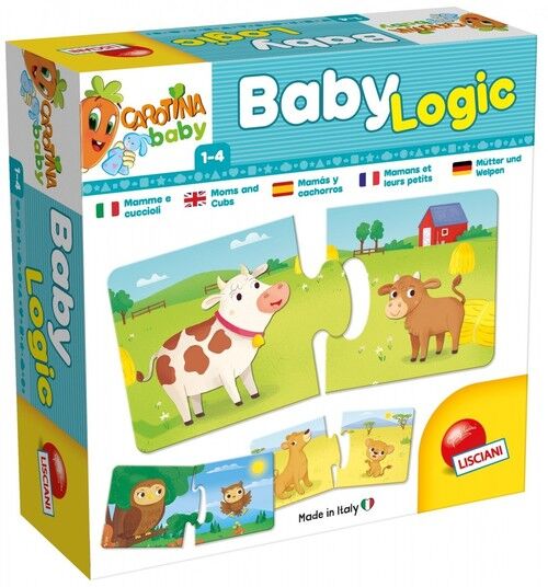 Puzzle Carotina baby Logic Mamy i ich dzieci