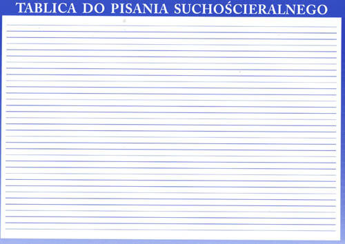 Tablica do pisania suchościeralnego