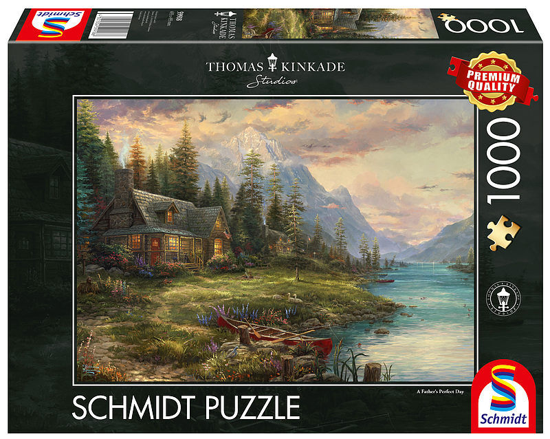 Puzzle 1000 Thomas Kinkade Wyjazd w męskim gronie