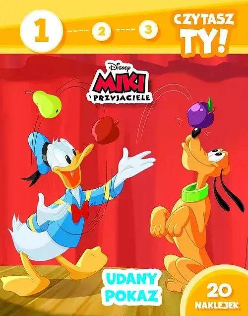 1, 2, 3, czytasz ty! Poziom 1. Udany pokaz. Disney Miki i Przyjaciele