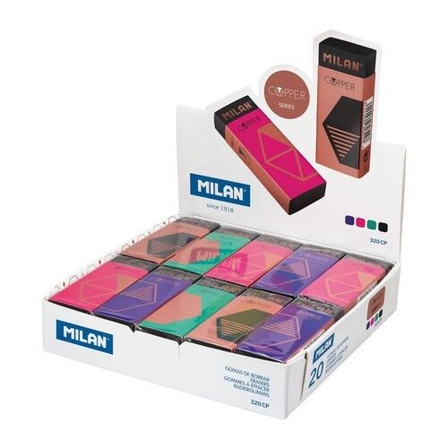 Gumka plastik osłonka Cooper czarna display 20 sztuk