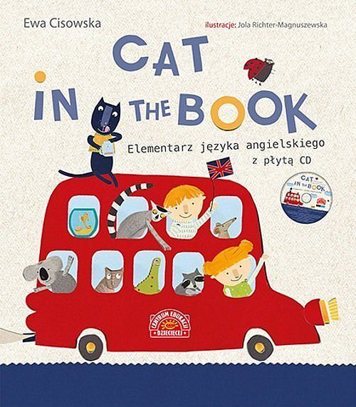 Cat in the book Elementarz języka angielskiego