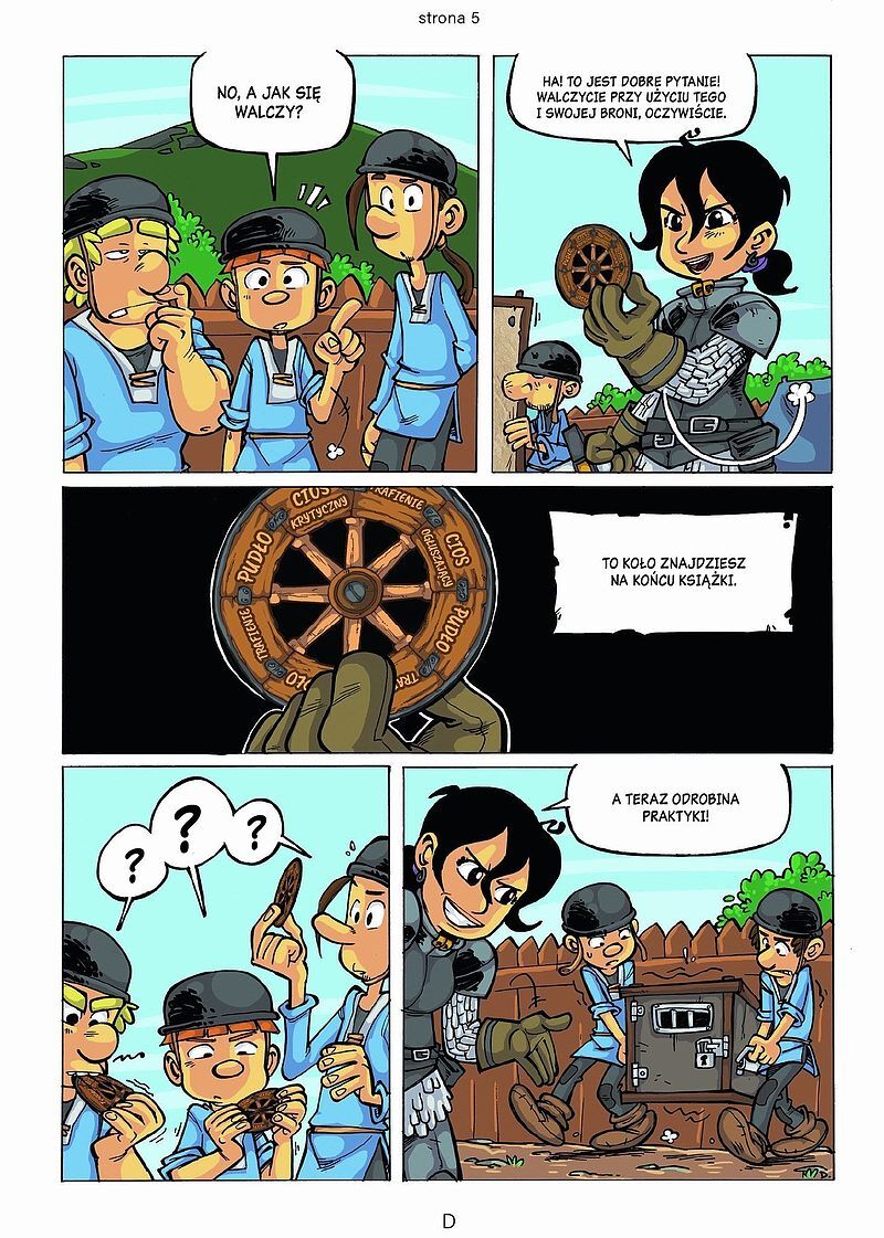 Komiksy paragrafowe - Rycerze #2: Wiadomość