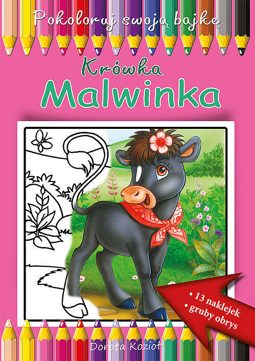Krówka Malwinka Pokoloruj swoją bajkę