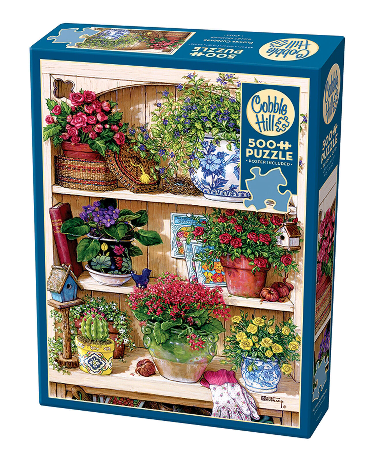 Puzzle 500 Regał z kwiatami 112263